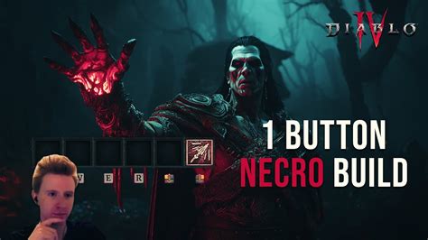 1 Button Build In Diablo 4 Necro Bone Spear Relaxed Farming Youtube