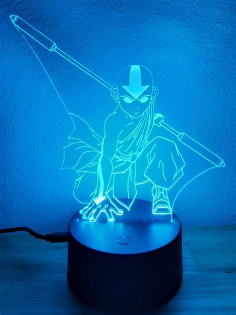 Avatar Aang The Last Airbender Led Nightlight Etsy