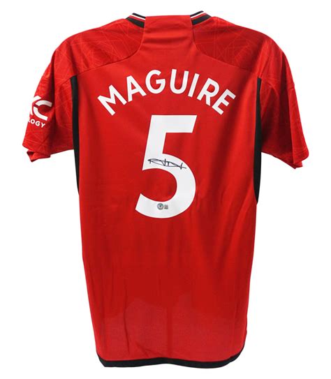 Harry Maguire Signed Manchester United Jersey Beckett Pristine Auction