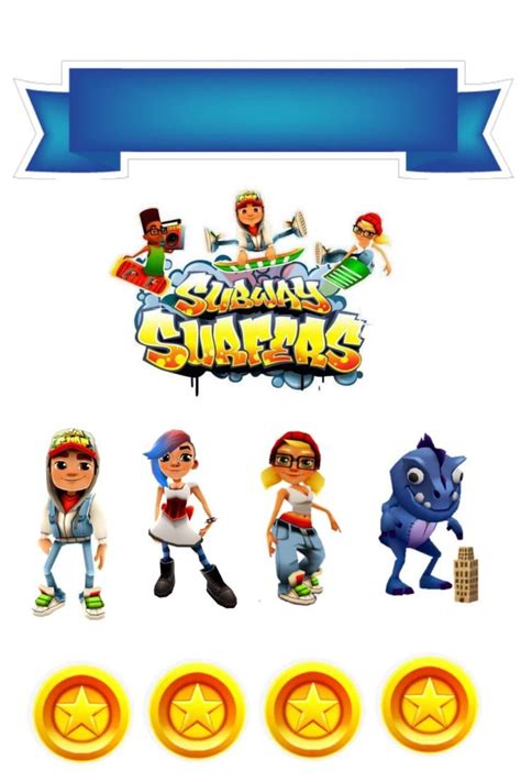 Topo De Bolo Subway Surfers Para Imprimir Fundraisingnest