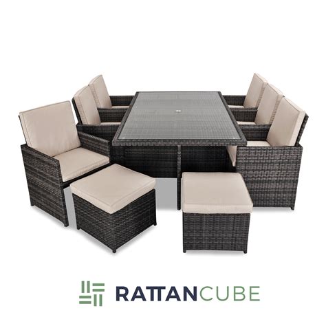 12 Seater Rattan Garden Furniture Set Marbella Range