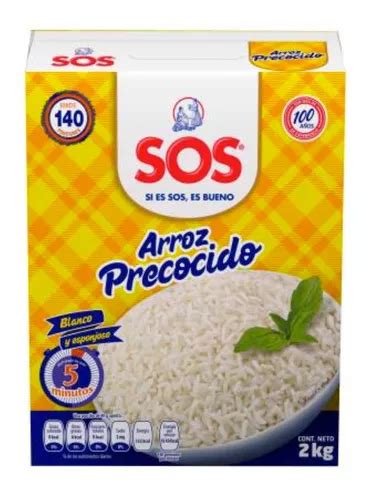 Arroz Precocido Sos Instantáneo 2 Kg