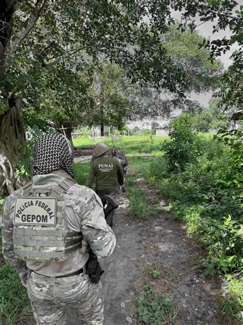 PF retira invasores da Terra Indígena Pacaás Novas em RO Polícia Federal