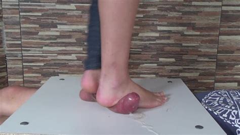 Watch Underfoot Cock And Balls Torture With Cum Out Porn Video