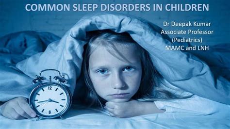 Common Sleep Disorders In Children Ppt