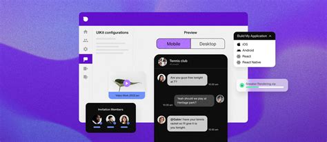 UI Kit No Code Chat App Feature Config Tool Sendbird