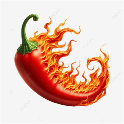 Red Chilli Peppers In Fire Flame Red Chili Pepper Chilli Fire