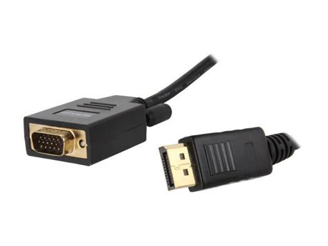 Open Box StarTech DP2VGAMM6 6 Ft DisplayPort To VGA Cable M M