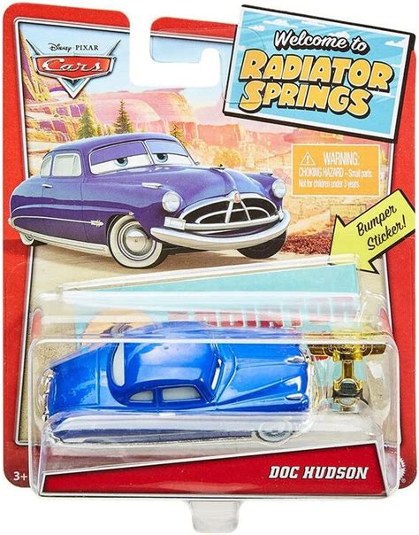 Disney Pixar Cars Doc Hudson Mit Sto Stangen Aufkleber Und Piston Cup