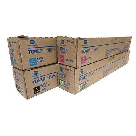 Konica Minolta Toner Cartridges TN328 CMYK – Konica Minolta Copier