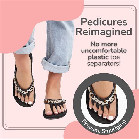 Pedi Couture Women S Orthodic Flip Flops Textured Reflexology Footbed Arch Support Foot