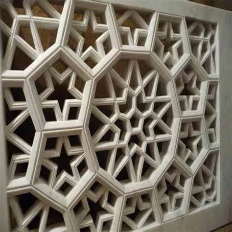 White 35 Mm Marble Jali For Home Shape Square At Rs 750 Square Feet