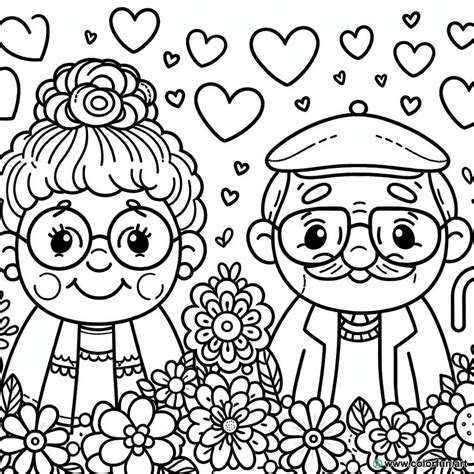 Coloriage Pour Mamie Et Papi T L Charger Ou Imprimer Gratuitement