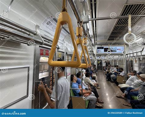 The Handle On The Ceiling Of The KRL Commuter Line Train Preventing It