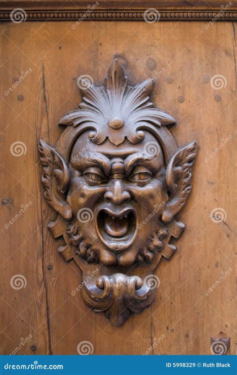 Wooden Gargoyle Stock Image Image Of Head Medieval Ancient 5998329