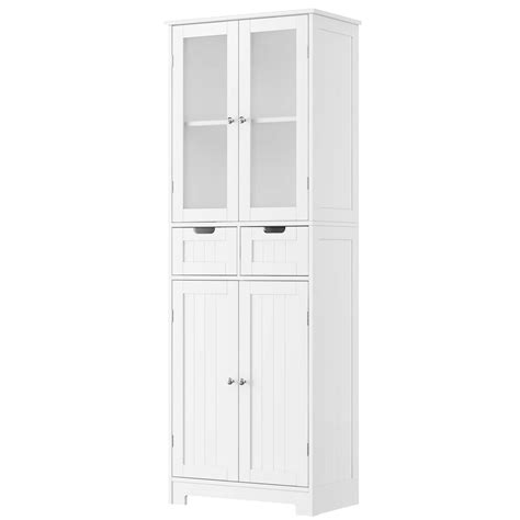 Horstors Tall Storage Cabinet Freestanding Kitchen Pantry Cabinet With