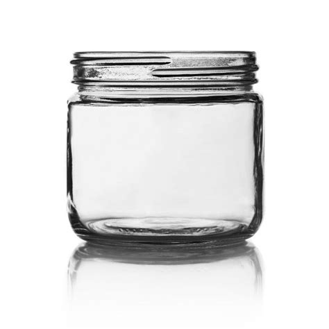 12 Oz Glass Jar Straight Sided 83 400 Finish Pack 12 Jars Burch Bottle And Packaging