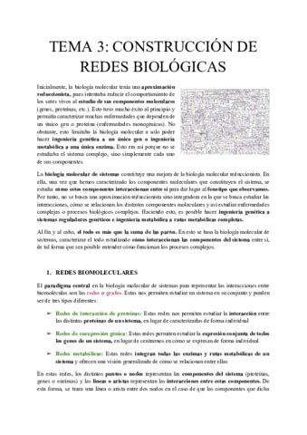 TEMA 3 CONSTRUCCION DE REDES BIOLOGICAS Pdf