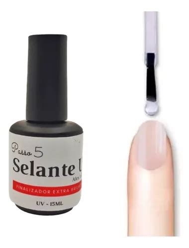 Selante Alex Top Coat Uv Finalizador Acrigel Brilho Intenso Mercadolivre