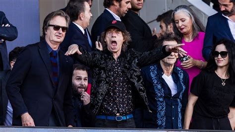 Barcelona Wear Rolling Stones Inspired Kit As Jagger And Wood Spotted In Stands At El Clasico