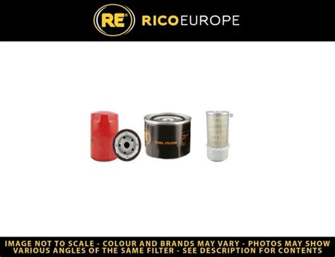 KIT FILTRE POUR Volvo EB68 Carburant Huile Air W Compatible Ave Isuzu