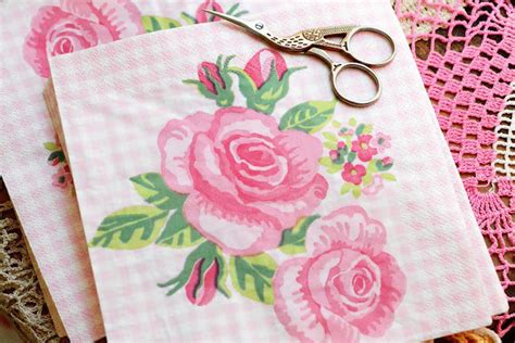 Use Napkin Designs For Your Crafts · How To Make A Techniques