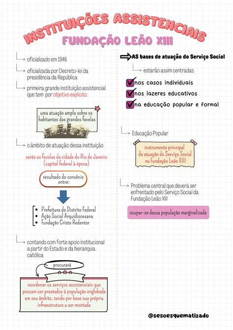 Resum O De Fhtm Servi O Social Esquematizado