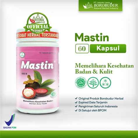 Borobudur Herbal Mastin 60 Kapsul Mengandung Antioksidan Yang Tinggi