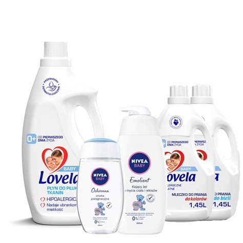 Lovela Nivea Baby Płyn Do Prania Biel I Kolor 2 9 L I Pielęgnacja