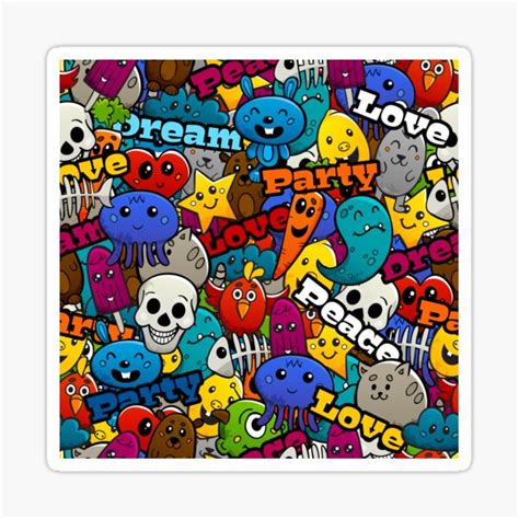 Graffiti Characters Stickers | Redbubble