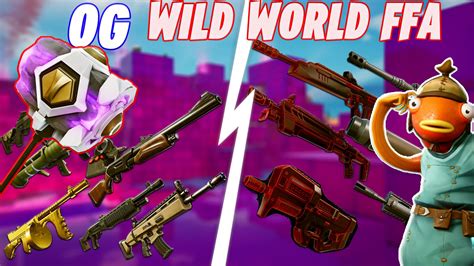 🉐🆕og Fun World Ffa🤪all Weapons🆕🤪 Jellyfishfn Fortnite Creative