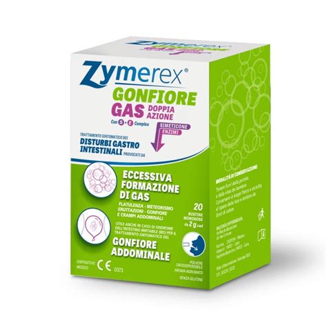 Zymerex Gonfiore Gas Doppia Azione 20 Bustine