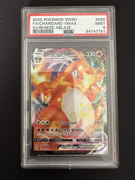 Mavin Pokémon TCG Charizard VMAX Darkness Ablaze 020 189 Holo Ultra