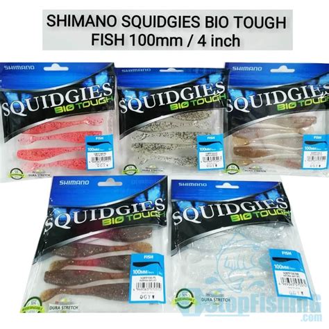 Lureshimano Squidgies Bio Tough Fish Type Soft Lure 100mm Sqbtf100