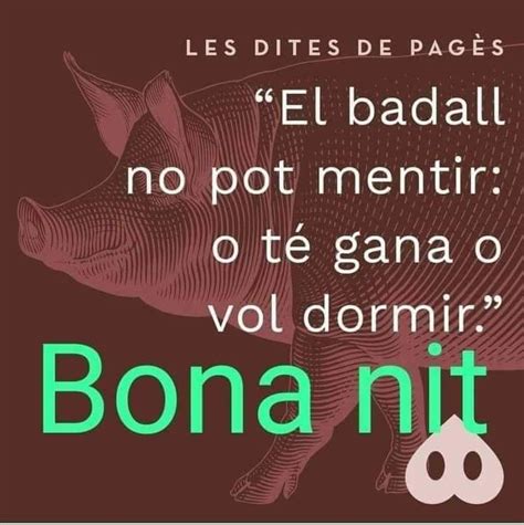 Pin En Bona Nit Buenas Noches En Catalan Mejores Frases De Buenas