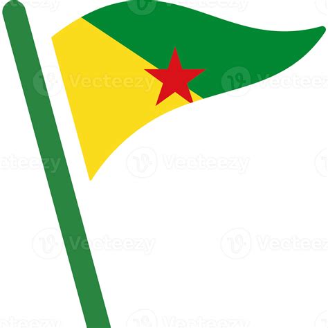 French Guiana Flag Free Flown Icon 72149900 PNG
