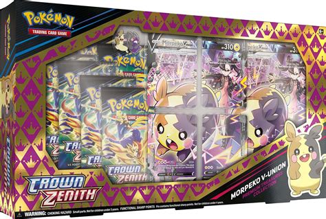 Pokemon Crown Zenith Morpeko V Union Premium Treasures Collection Box