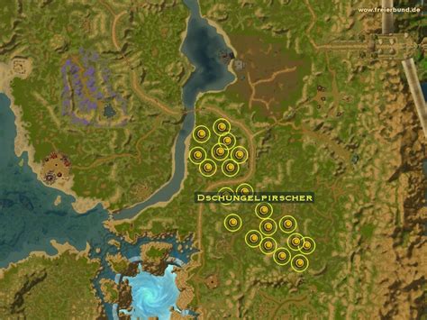 Dschungelpirscher Monster Map And Guide Freier Bund World Of Warcraft