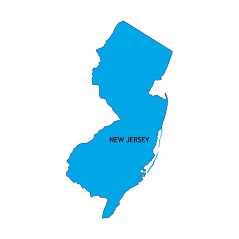 New Jersey Outline Vector at Vectorified.com | Collection of New Jersey ...