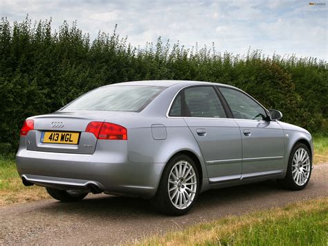 Audi A4 2.0T S-Line Sedan UK-spec B7,8E (2004–2007) images (2048x1536)