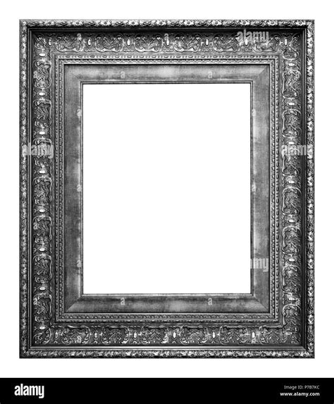 Antique Baroque Silver Picture Frame Hi Res Stock Photography And