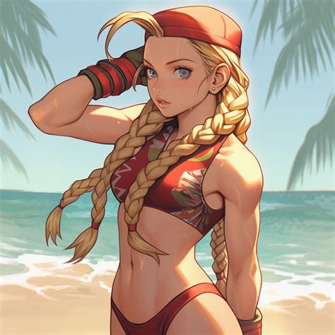 Artstation Cammy From Street Fighter At The Beach