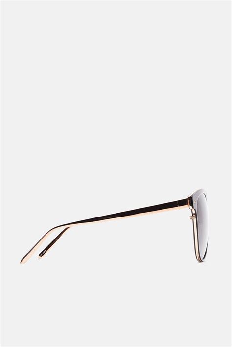 Oval Sunglasses Blackrose Gold The Line