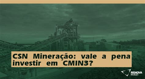 Csn Mineração Vale A Pena Investir Em Cmin3 Renova Invest