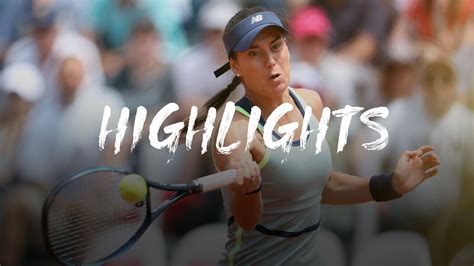 Tennis Roland Garros Highlights Anna Blinkova Sorana Cirstea