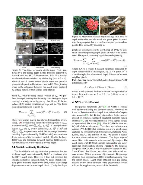 SparseNeRF Distilling Depth Ranking For Few Shot Novel View Synthesis