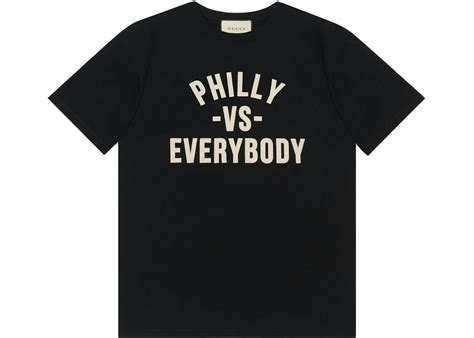 Gucci Philly Vs Everybody T Shirt Black Ss21