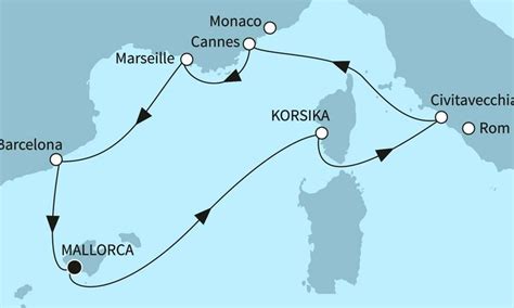 Mein Schiff Westliches Mittelmeer Mit Marseille