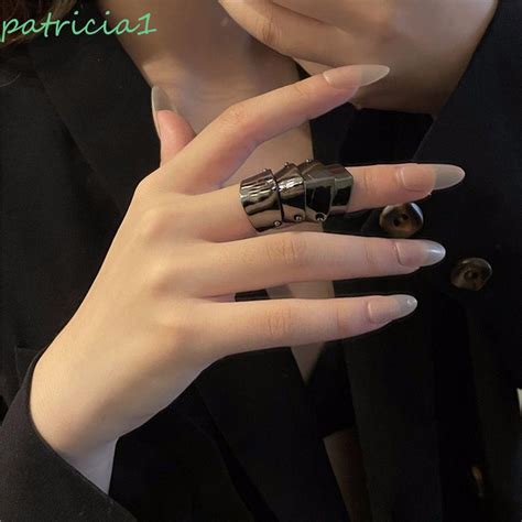 PATRICIA Gothic Armor Joint Rings Simple Korean Style Rings Knuckle