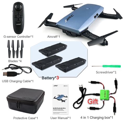 JJRC H47 ELFIE Plus G Sensor Control Foldable Arm RC Drone MINI Selfie